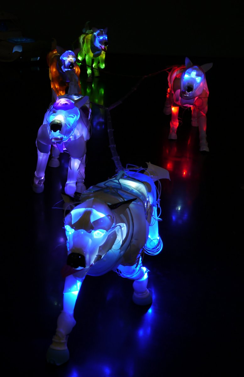 These are the plastic pack dogs. They don’t  really have much to do with our climbing trip. They were an exhibit we came across in the Anchorage Museum and I thought this would be an interesting title. Our team’s name was actually “Steve Martin and their Bill Amigos”.