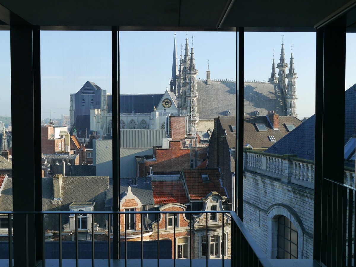 St. Peter's church, Leuven, from the Universiteitshalle.