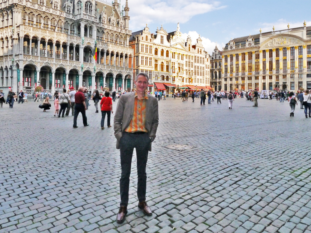 Martin at the Grand-Place, Brussels.