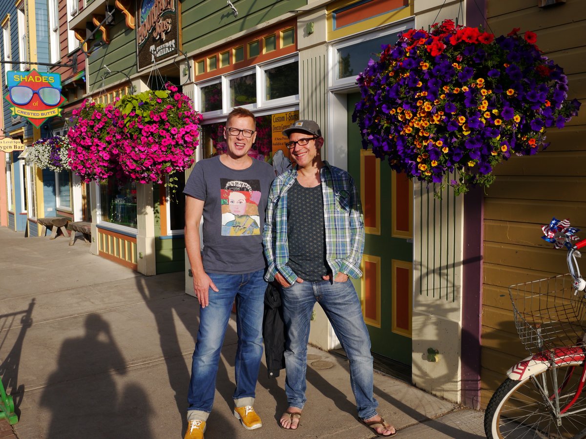 In July Ismo and SImon came to visit the US. Martin spent a few days with them in Crested Butte, CO.