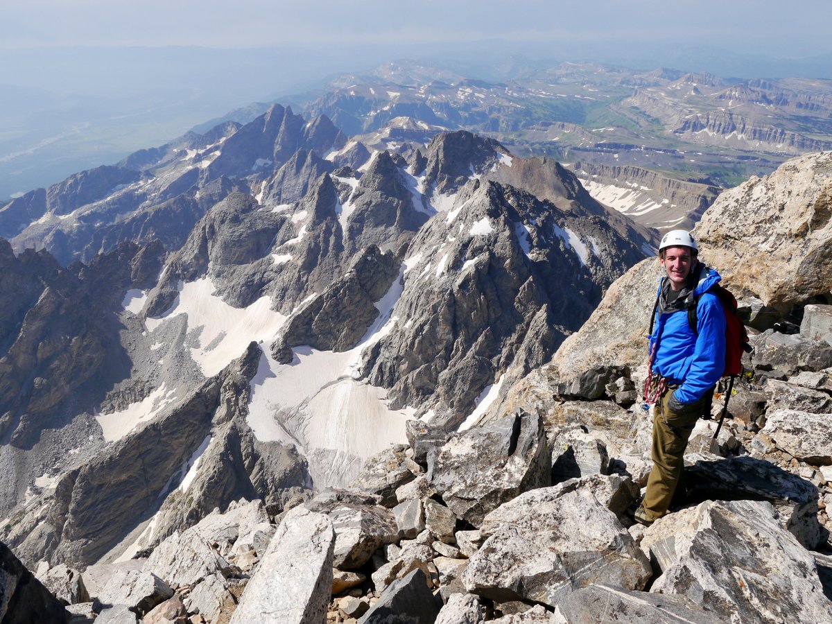 In August Rick and Martin climbed the Grand Teton in Wyoming.
