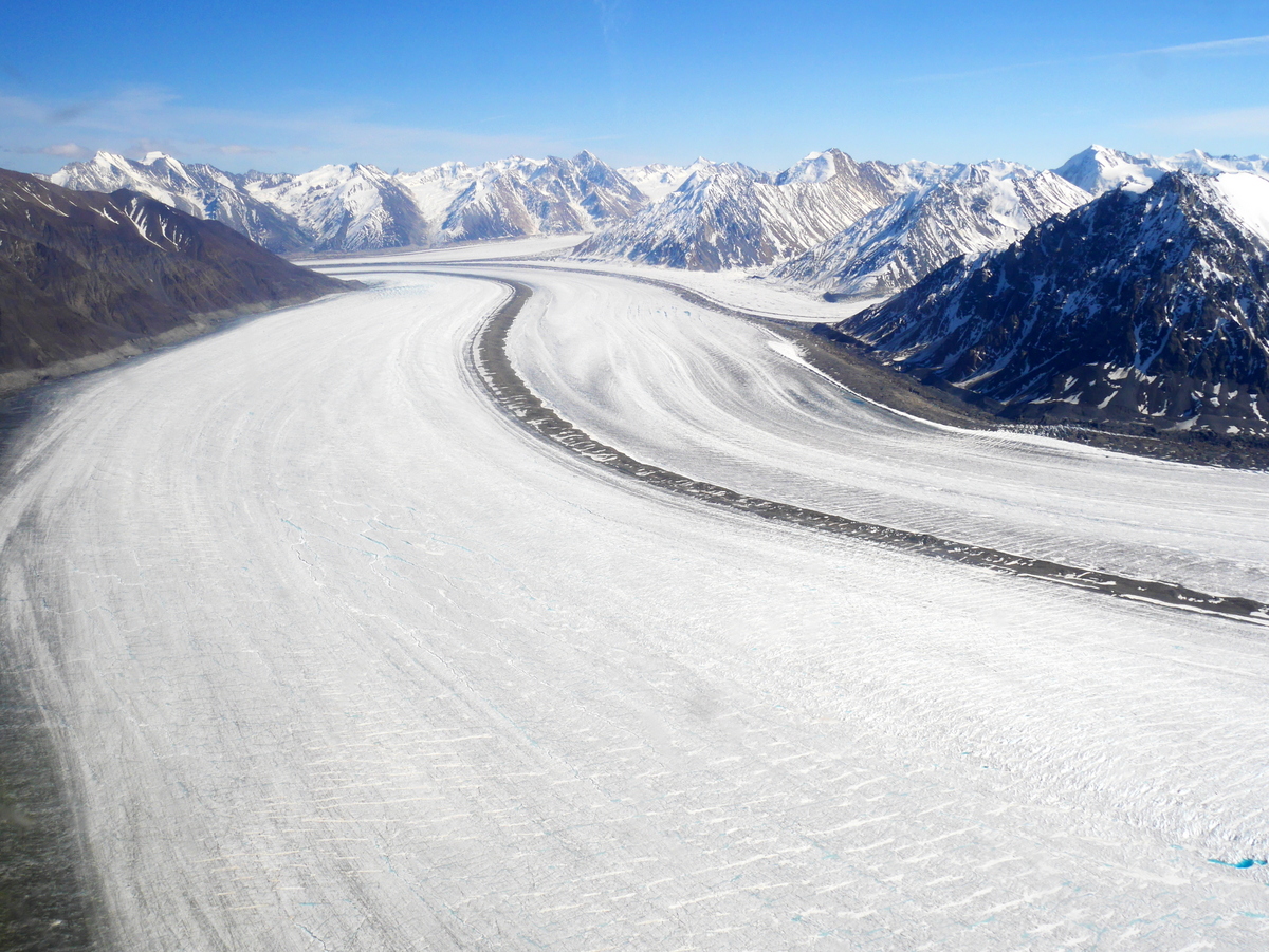 The Kaskawulsh Glacier. It's over 45 miles long.